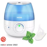 Vicks VUL525 Mini Ultrasonic Humidifier - Cool Mist & Compact Design - Image 1