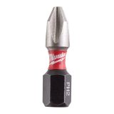 Milwaukee SHOCKWAVE™ PH2 Impact Screwdriver Bit, 25mm – Precision & Durability - Image 1