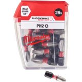 Milwaukee SHOCKWAVE™ PH2 Impact Screwdriver Bit, 25mm – Precision & Durability - Image 2