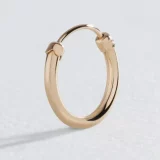 Revere 9ct Yellow Gold Hoop Earrings - Elegant & Timeless - Image 2