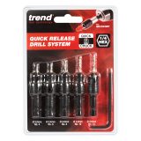 Trend CraftPro Quick Release Countersink Bit Set - Precision Drilling Tools for Woodworking & Metalworking - Image 2