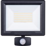Wessex Motion Sensor LED Floodlight – 50W, 6000 Lumens, IP65, 4000K – Black Body - Image 1