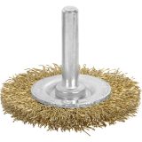 100mm Wire Wheel Brush with Arbor for Power Tools – Durable Cleaning & Surface Preparation - Image 1