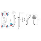 Mira Sprint 9.5kW Multi-Fit Electric Shower - Efficient & Adjustable - Image 3