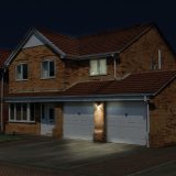 Luceco Solar PIR Wall Light 3.2W IP44 Black - 400lm Outdoor Security Lighting - Image 3