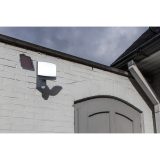 Lutec 11W LED Solar Wall Light - IP54 Waterproof, 800lm Brightness, Dark Grey, 1500mAh Battery - Image 3