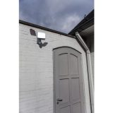 Lutec 11W LED Solar Wall Light - IP54 Waterproof, 800lm Brightness, Dark Grey, 1500mAh Battery - Image 1