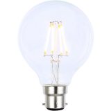 4W G80 LED Filament Globe Bulb | Vintage Style, BC Cap, Dimmable, 380lm - Image 1