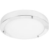 Meridian LED Bathroom Chrome Light – 9W IP44 Glass Fixture - Image 2