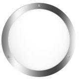 Meridian LED Bathroom Chrome Light – 9W IP44 Glass Fixture - Image 3