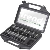 15-Piece Trend 1/2" Router Cutter Starter Set - High-Quality Woodworking Tools - Image 1