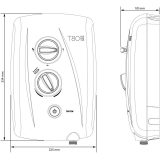 Triton T80 EasiFit+ Electric Shower 8.5kW – Easy Installation & Power Efficient - Image 4