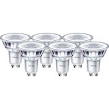 Philips 4.6W LED GU10 Glass Lamp - Warm White 355lm Spotlight Bulb - Image 1