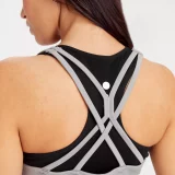 Active Khaki Fitted Yoga Tank Top for Women - Image 3