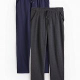 Charcoal & Navy Men’s Joggers – 2-Pack Stylish Loungewear - Image 2