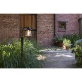 Lutec IP44 E27 Black Rust Post Light - Outdoor Garden Lighting - Image 4