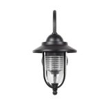 Black IP44 Outdoor Fisherman’s Lantern - Waterproof Lighting - Image 4