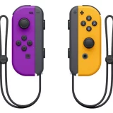 Nintendo Joy-Con Controllers – Neon Purple & Neon Orange Set - Image 2
