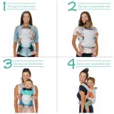 Infantino 4-in-1 Baby Carrier – Breathable & Versatile Flip Design - Image 14