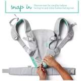 Infantino 4-in-1 Baby Carrier – Breathable & Versatile Flip Design - Image 12