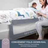 Dreambaby Prague Bed Safety Rail for Flat & Slat Beds - Grey - Image 4
