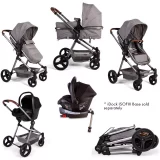 Red Kite Push Me Savanna Travel System - Graphite Stroller & Car Seat Combo - Image 3