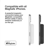 Belkin 5000mAh MagSafe Powerbank & Stand - Wireless Charging for iPhone - White - Image 3