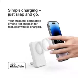 Belkin 5000mAh MagSafe Powerbank & Stand - Wireless Charging for iPhone - White - Image 5