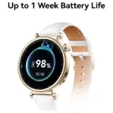 HUAWEI Watch GT 4 41mm Smartwatch – White Leather Strap | Elegant Fitness & Health Tracker for Women - Image 5