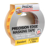 ProDec Advance 24mm x 50m Edge Masking Tape – Precision Painter’s Tape - Image 2