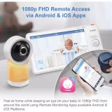 Vtech RM7766 HD Pan & Tilt Smart Baby Monitor with Remote Viewing - Image 7