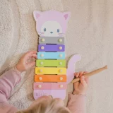 Our Little World Wooden Cat Xylophone – Sensory Toy for Toddlers - Image 6