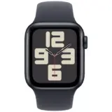 Apple Watch SE 2024 (40mm, GPS) – Midnight Sport Band, M/L Size - Image 1