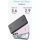 Anker PowerCore 20000mAh Power Bank – Fast Charging Portable Charger (Black) - Image 3