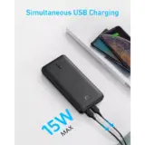 Anker PowerCore 20000mAh Power Bank – Fast Charging Portable Charger (Black) - Image 4