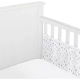 BreathableBaby 2-Sided Classic Cot Liner - Grey Color - Image 2