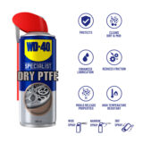 WD-40 Dry PTFE Lubricant for Smooth, Clean Finish – 400ml - Image 3
