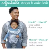 Infantino Flip 4-in-1 Convertible Baby Carrier – Camo | Ergonomic Infant & Toddler Carrier - Image 3