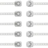 Dreambaby Dial-It Multi-Purpose Safety Latches – 10 Pack | Childproof Cabinet & Drawer Locks - Image 2