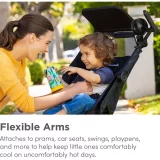 Munchkin Portable Pram Fan - Baby Stroller Cooling Fan - Image 3