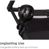Munchkin Portable Pram Fan - Baby Stroller Cooling Fan - Image 4