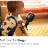 Munchkin Portable Pram Fan - Baby Stroller Cooling Fan - Image 6