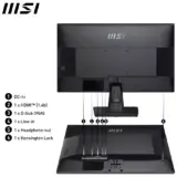 MSI Pro MP251 24.5" FHD IPS Monitor – 100Hz Refresh Rate, Full HD Display - Image 2