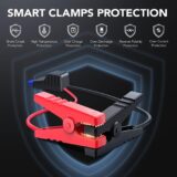 FLYLINKTECH 4000A Car Jump Starter – 12V Portable Battery Booster for 9.0L Gas & 8.5L Diesel, Power Bank, LED Flashlight, IP67 Waterproof - Image 4