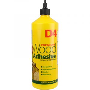 D4 Waterproof Wood Glue – 1L Strong Adhesive for Woodworking