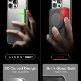 LISEN Glacier Gray Magsafe Power Bank 5000mAh - Portable Magnetic Wireless Charger for iPhone - Image 5