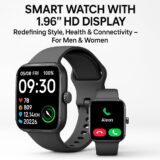 E&M All-in-One Smart Watch – Large Display, Fitness & Health Tracker for Men & Women - Image 2
