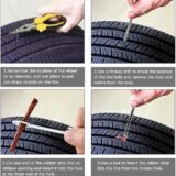 VonLux Heavy Duty 80pcs Tubeless Tire Repair Kit with Valve Tool – Car, Truck, Motorcycle, Jeep & Tractor Puncture Fix - Image 5