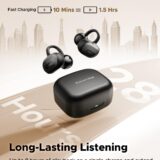 TrueFree C10 Bluetooth 5.4 Open-Ear Clip-On Earbuds with 12mm Drivers, 28H Playtime & IPX5 Water-Resistance - Image 2