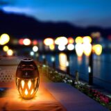 ANERIMST Outdoor Bluetooth Speaker with Flame Effect – IP65 Waterproof Wireless Stereo Sound Birthday Gift for Men, Dad, Camping & Garden Gadgets - Image 1
